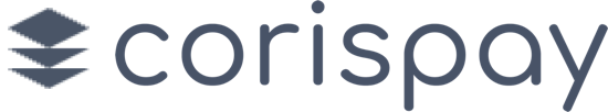 CorisPay logo full with icon and text